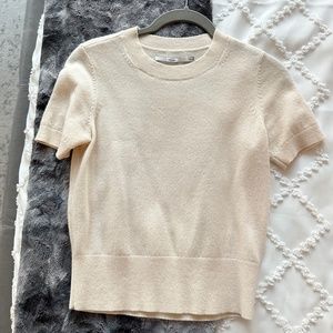 J Brand Cream/Ivory Cashmere Sweater, XS